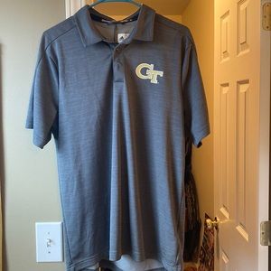 Georgia Tech Adidas Dri Fit polo